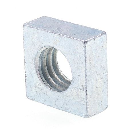 Prime-Line Square Nuts, 3/8 in-16, Zinc Plated Steel, PK25 9192657